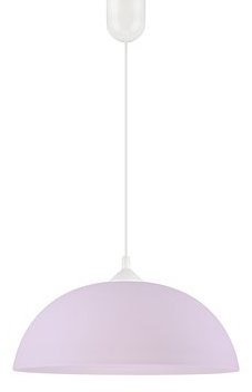 Lustr plast /fialovo-bílá 