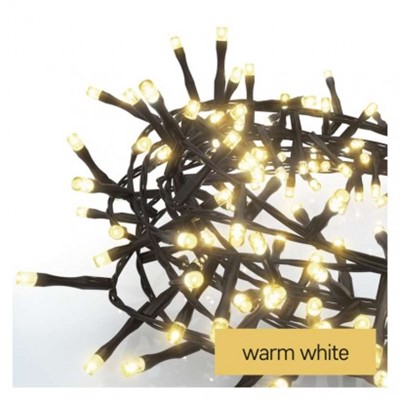 Emos/ LED vánoční řetěz – ježek, 8 m, venkovní i vnitřní, teplá bílá, časovač