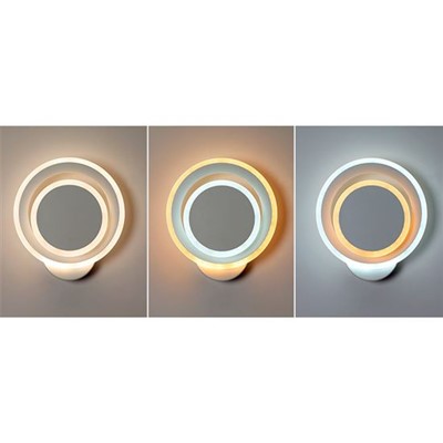 Solight / WO783 LED přisazené světlo Cascade, malé kulaté, 34W, 1850lm, 2v1