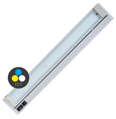 Ecolite/ LED výklopné kuchyňské svítidlo GANYS 10W, 3000-6500K, 800Lm, stříbrné
