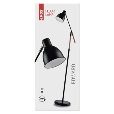 Stojací lampa EMOS EDWARD (Z7606) černá