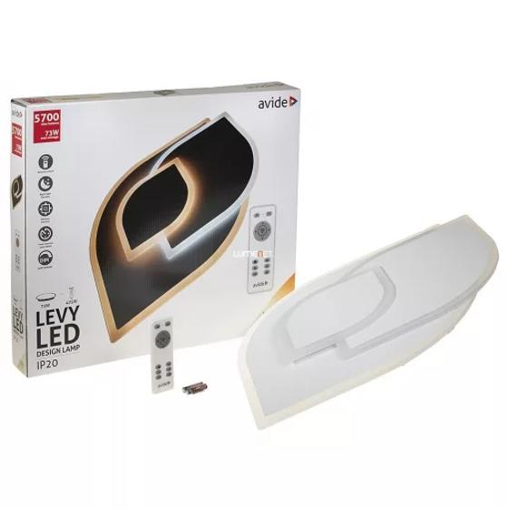 Avide/ Levy Stropní LED svítidlo (65W - 5360 lm) s RF dálkovým ovládáním