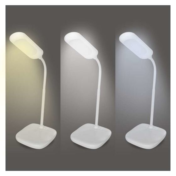 Emos/ LED stolní lampa LILY bílá 760lm