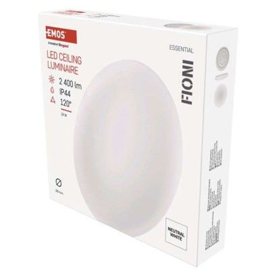 Emos/ ZM1122 LED přisazené svítidlo FIONI, kruhové bílé 24W neutrální b. IP44