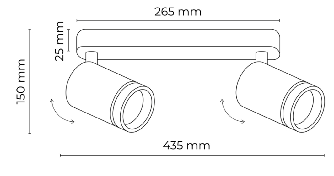 TKLighting/Bodové svítidlo 6913 JET bílá