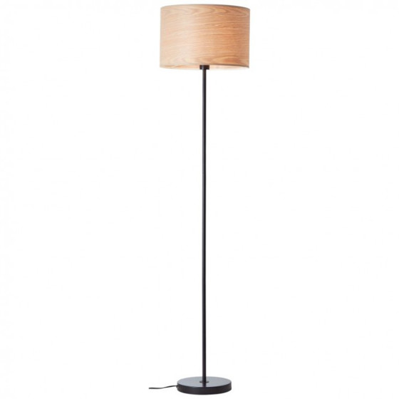 Btrilliant/Stojací lampa ROMM dřevěné stínidlo