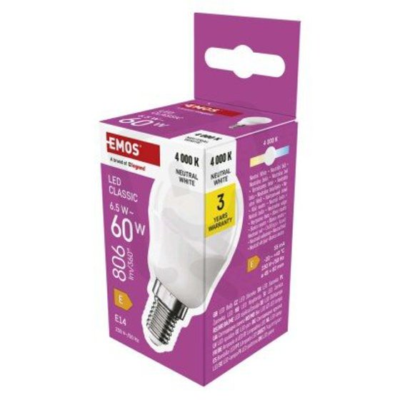 EMOS/Led žárovka Classic Mini Globe  E14
