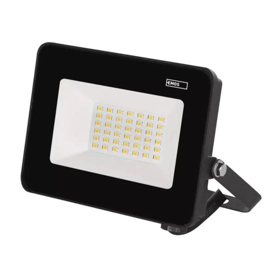 Emos/ LED reflektor SIMPO 20 W, černý, neutrální bílá