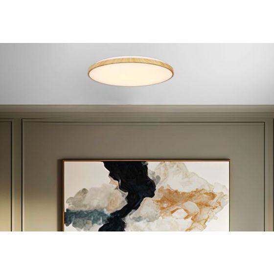 Candelux/ Candellux Tens nástěnné svítidlo 1x48 W bílá-dřevo 16-33949