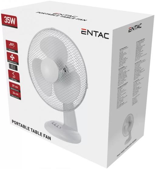 Entac/ Ventilátor stolní 35W 3 rychlosti
