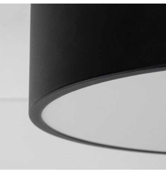TKLighting/ Stropní svítidlo LIVO 30cm černé 2x E27 IP54