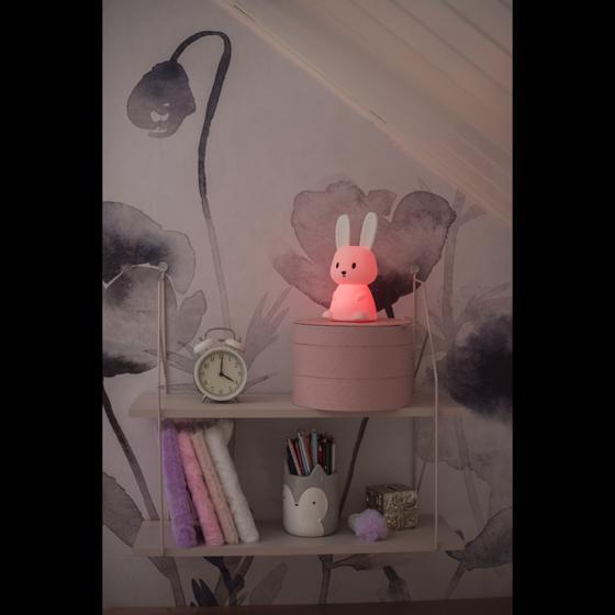 Star/ Dětská RGB  Led  lampička ZAJÍC na baterie 3xAAA