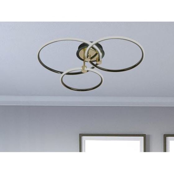 Nedes/ LED stropní svítidlo s dálkovým ovladačem 64W - TB1301/BG