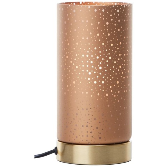 Brilliant/Skleněná stolní lampa SCARLETT bronzová
