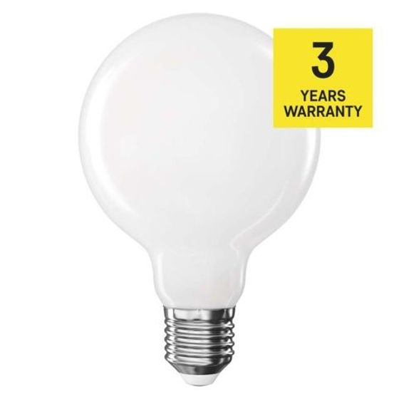 Emos/ LED žárovka Filament G95 / E27 / 7,8 W (75 W) / 1055 lm / teplá bílá