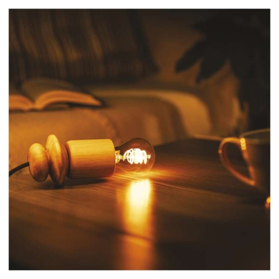 Emos/LED žárovka DECO SMOKED A60 / E27 / 4,5 W (19 W) / 180 lm / flame