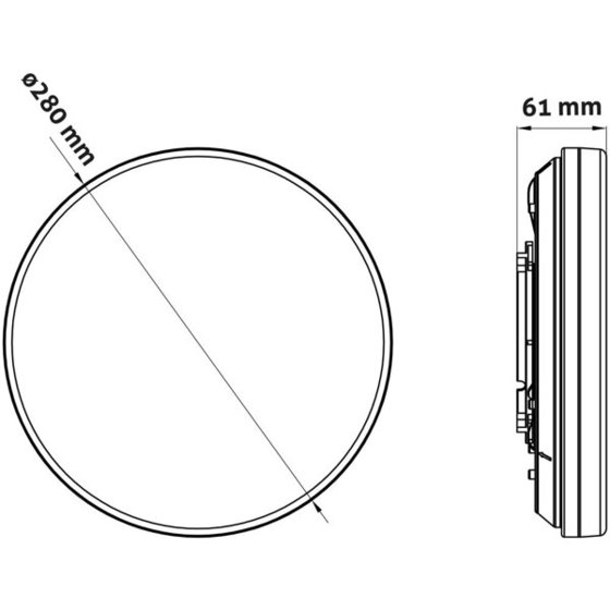 avide/LED 18/24W NW Uranus stropní IP54 + senzor