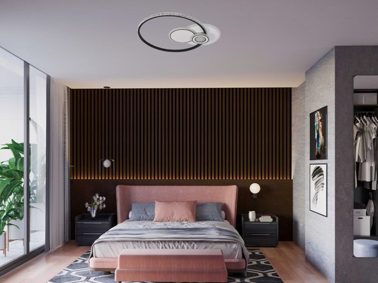 Nedes/  LED svítidlo + dálkový ovladač 80W - J1315-W