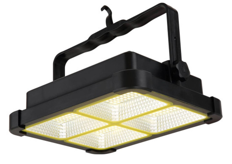 Lates / Solární světlo Globo LED solární světlo 30W neutrální bílá IP44 černá, plast 17,2 cm 36488-30